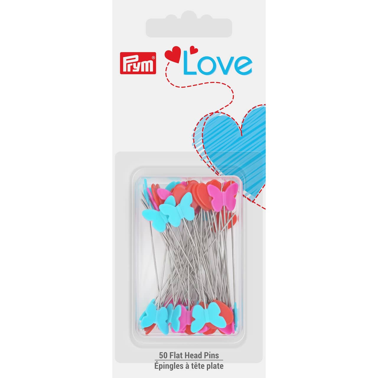 Prym® Love Flat Head Pins, 50ct.